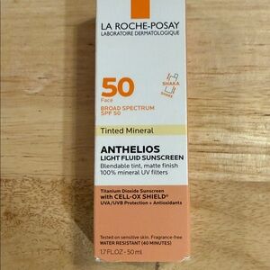 Anthelios Tinted Mineral SPF 50 Light Fluid Sunscreen - exp 06/2026